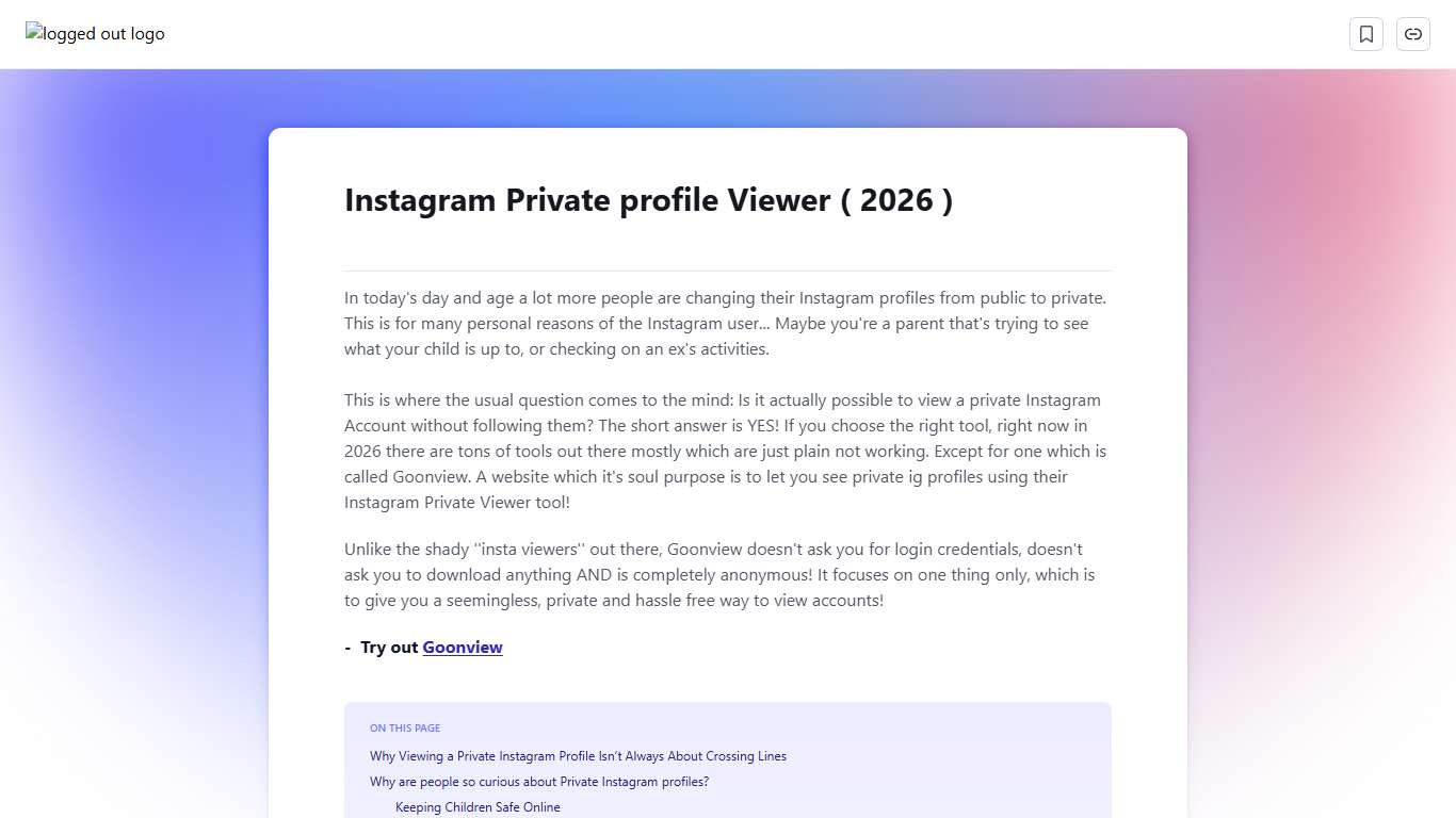Instagram Private profile Viewer ( 2026 ) Scribe