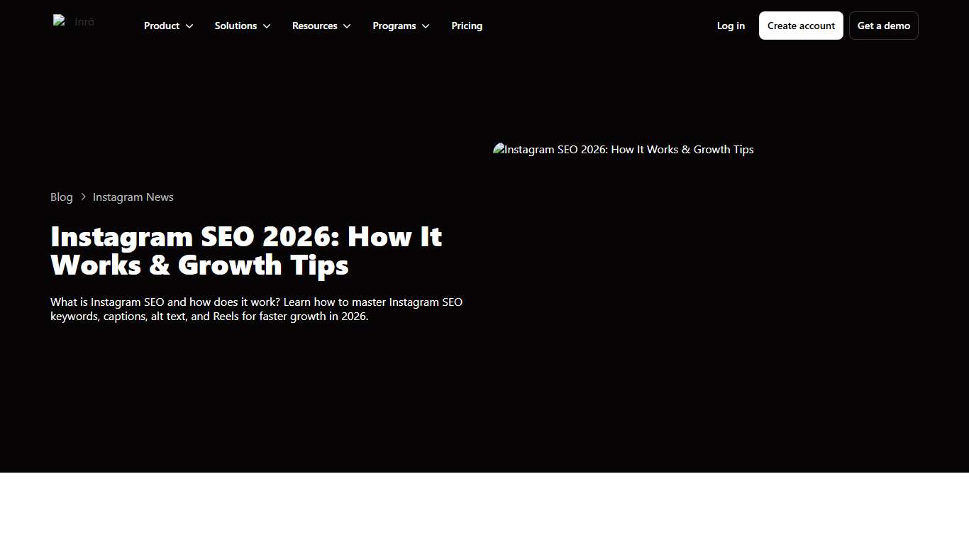 Instagram SEO 2026: How It Works & Growth Tips